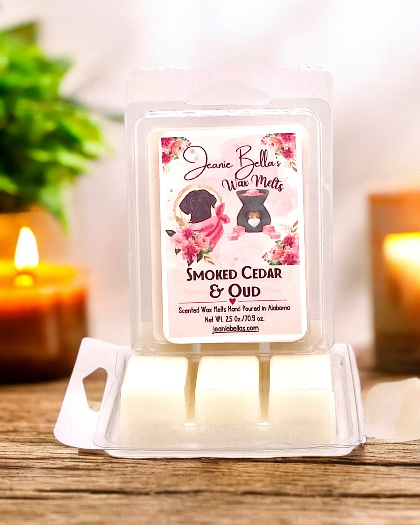 Smoked Cedar & Oud Scented Wax Melts